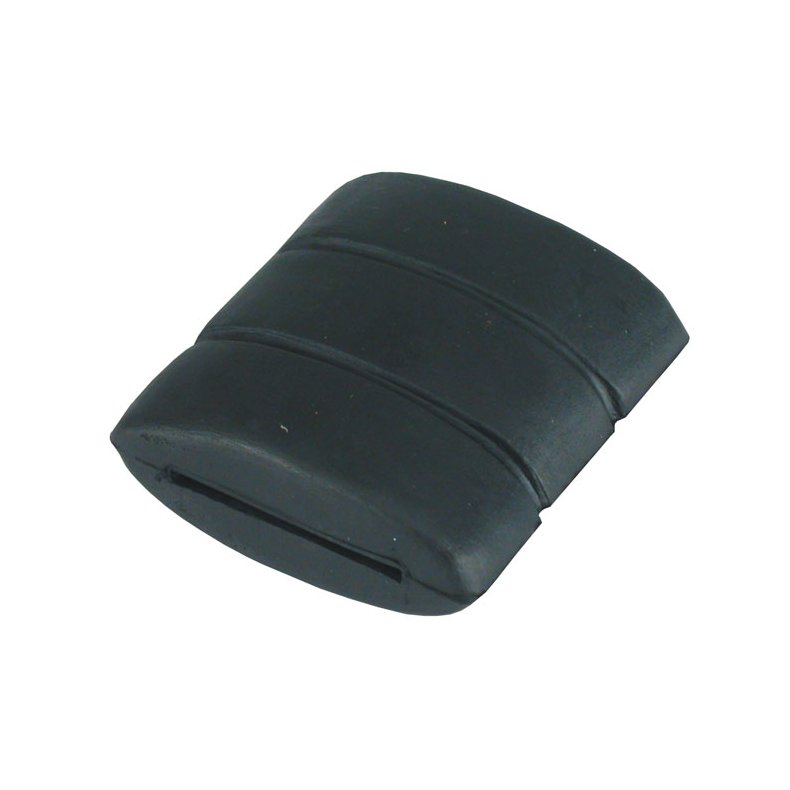 BRAKE PEDAL RUBBER PAD BLACK  Fits: > 37-66 FL