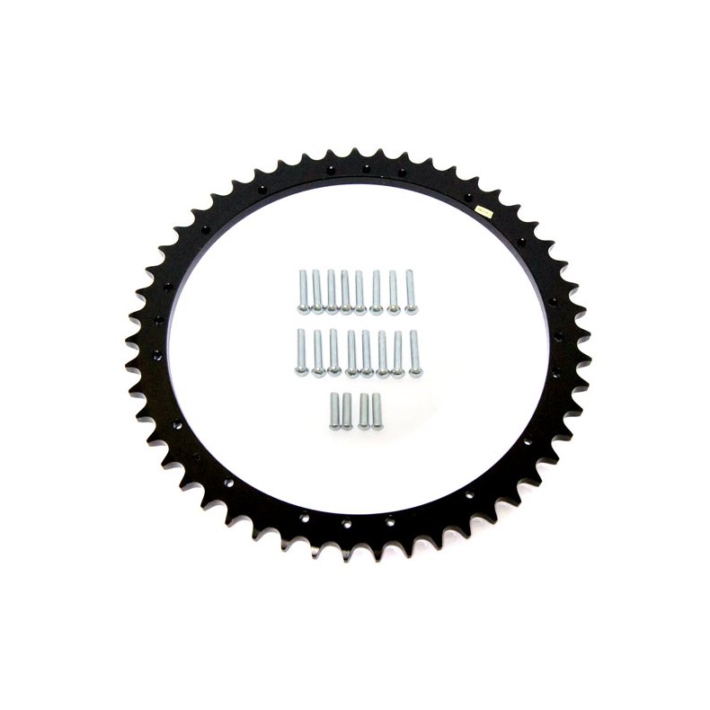 DRUM BRAKE SPROCKET, 51T Fits: > 67-72 B.T.(NU) (HYDR. BRAKE)