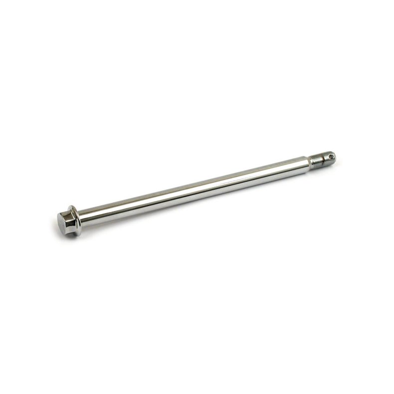 WHEEL AXLE, REAR, CHROME 4-SP BELTDRIVE ONLY  Fits: > 82-84 FL; 80-86 FX; 84-86 FXWG