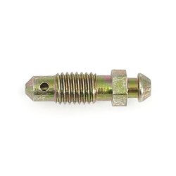 BRAKE BLEEDER SCREWS CHROME, 8MM X 1.25 X 23.8