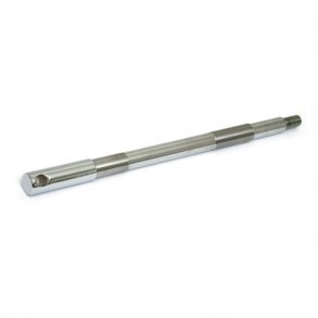 WHEEL AXLE, FRONT CHROME  Fits: > 73-80 FL; 80-83 FXWG