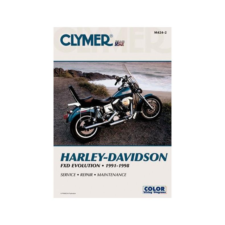 CLYMER SERVICE MANUAL Fits: > 91-98 DYNA MODELS