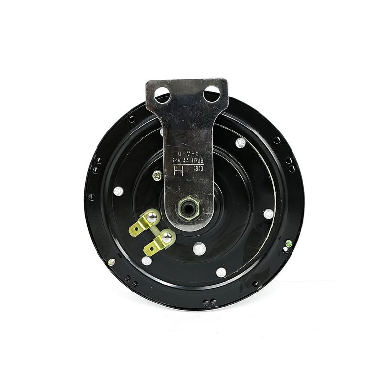 REPRODUCTION STYLE 5-1/2" SPRINGER HORN. CHROME. 12-VOLT -