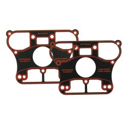 JAMES GASKET, ROCKER COVER ONE-PIECE METAL BASE .020" thick. Metal base with silicone bead.  EVO