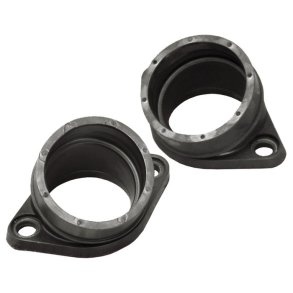 Compliance fitting set, front & rear. rubber Tidlig EVO. 84-89 Big Twin Evo