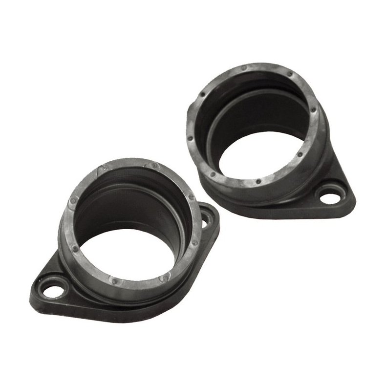 Compliance fitting set, front &amp; rear. rubber Tidlig EVO. 84-89 Big Twin Evo