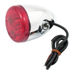 3-1 LED Blink, bremse og bag lys.  Without stud. Dual LED equipped. Taillight,