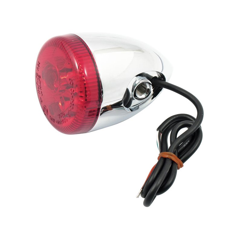 3-1 LED Blink, bremse og bag lys.  Without stud. Dual LED equipped. Taillight,