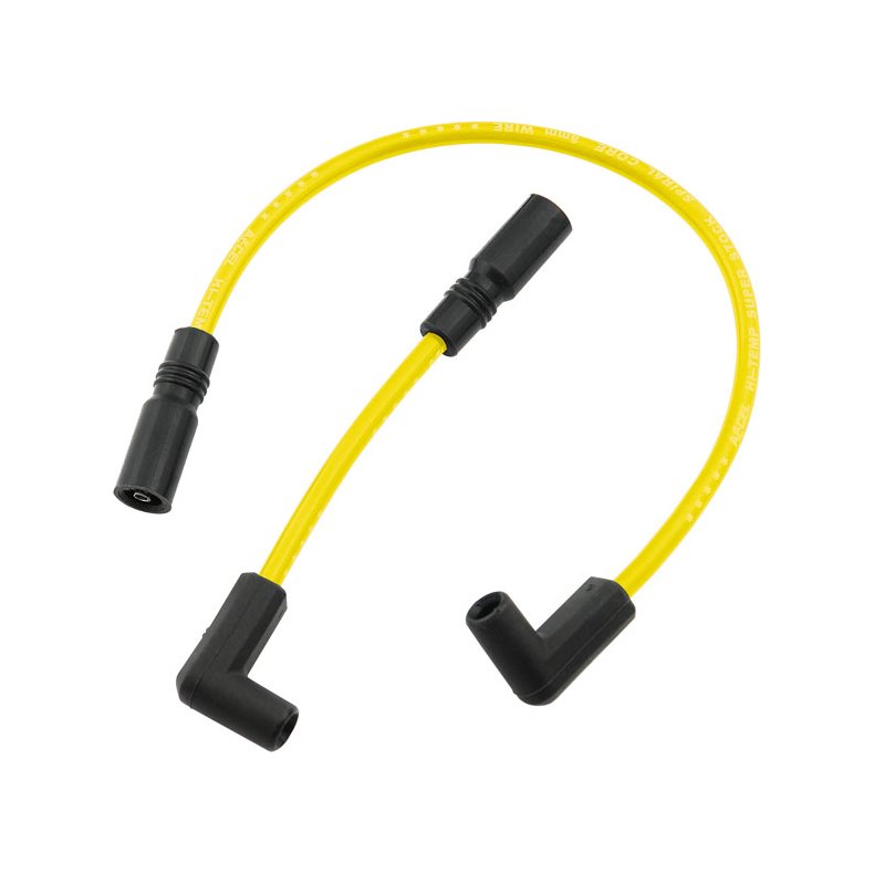 ACCEL, 8MM FERRO SPIRAL CORE SPARK PLUG WIRE SET. 99-17 Dyna; 99-02 Buell XB