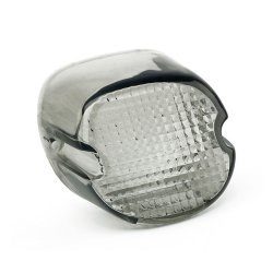 LAYDOWN TAILLIGHT LENS, LIGHT SMOKE Fits: > 73-98 H-D; 1999 SOFTAIL
