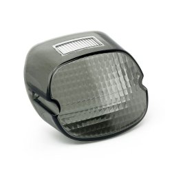 LAYDOWN TAILLIGHT LENS, LIGHT SMOKE TOP TAG WINDOW  Fits: > 73-98 H-D; 1999 SOFTAIL