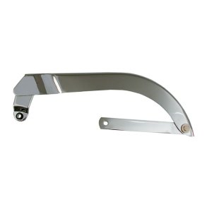 UPPER BELT GUARD, 4-SP B.T. CHROME - Steel -80-86 