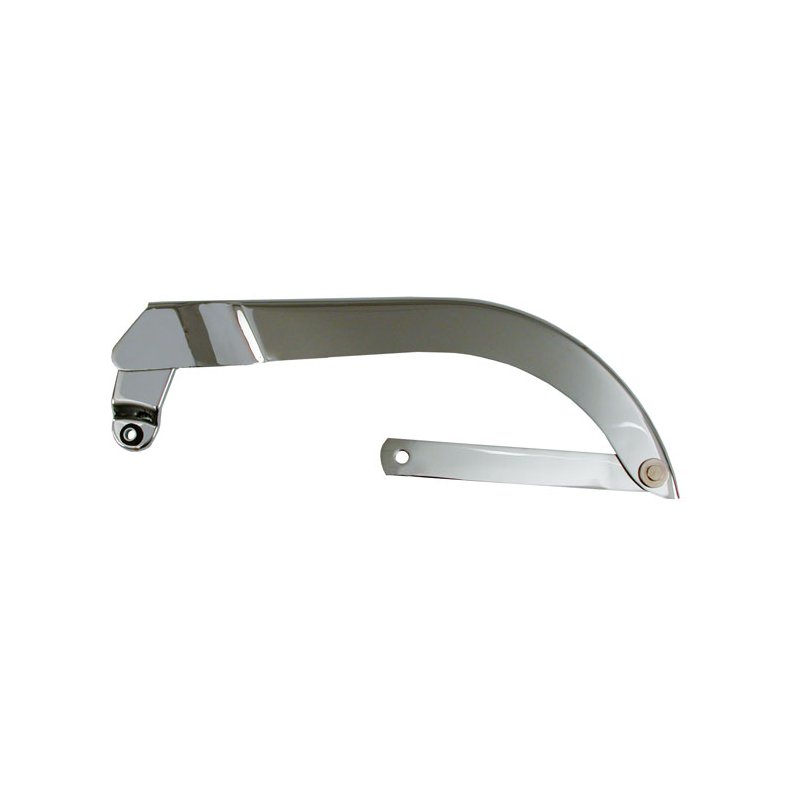 UPPER BELT GUARD, 4-SP B.T. CHROME - Steel -80-86 