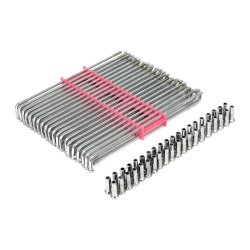 CHROME OR STAINLESS SPOKE SET, 19"