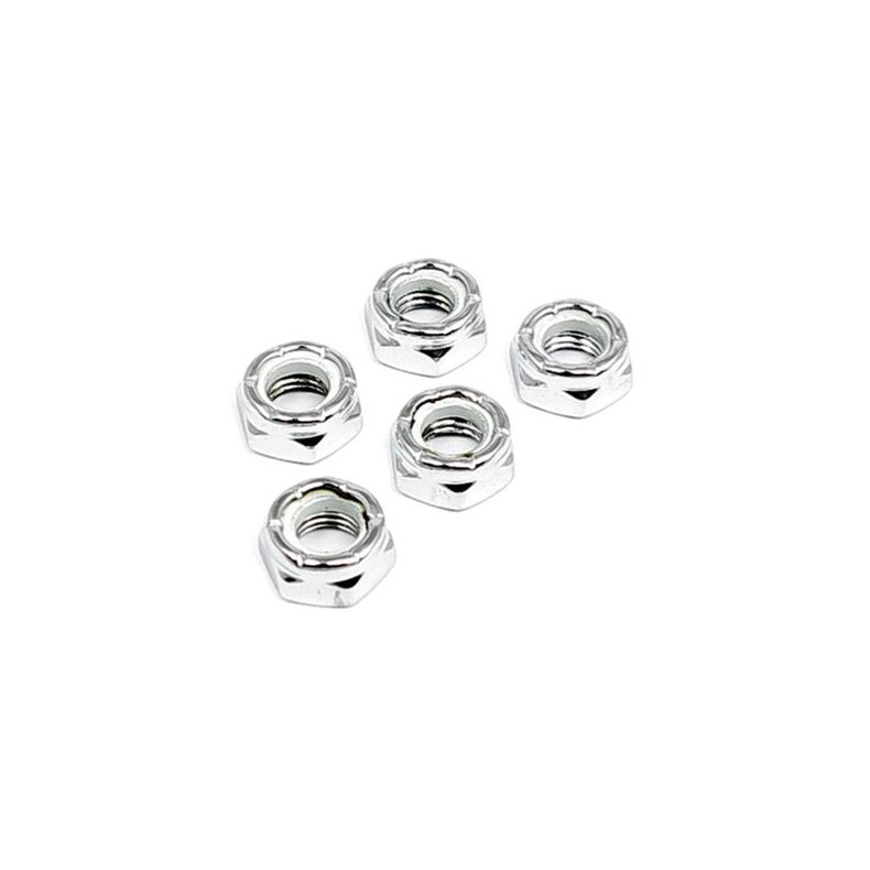 Jam lock nut chrome, 1/2-13