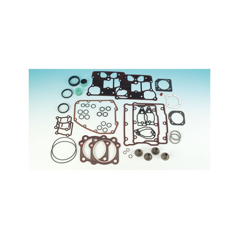 James, top end gasket kit. Twin Cam 3-3/4" bore .036" Fire-ring head gaskets, 05-17 88"/96" Twin Cam