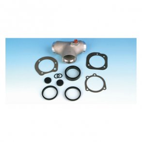 JAMES INTAKE GASKET & SEAL KIT Fits: > 89-05 B.T.; 86-06 XL with 40mm CV carb (NU)