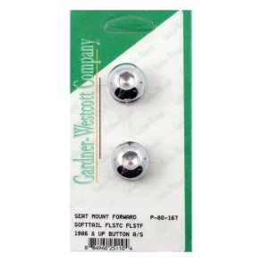 GARDNER-WESTCOTT, SOLO SEAT MOUNT BOLT KIT Chrome plated button head bolts.  86-06 Softail 
