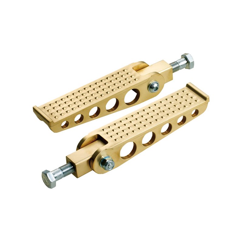 K-TECH CAST BRASS KNURLED FOOT PEGS