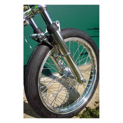 K-TECH FRONT MINI DRUM BRAKE CHROME