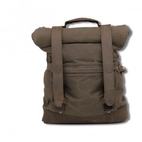 BURLY VOYAGER BACK PACK DARK OAK WET WAXED 