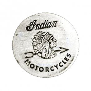 INDIAN MOTORCYCLE BIKER PIN 1-3/4 INCH