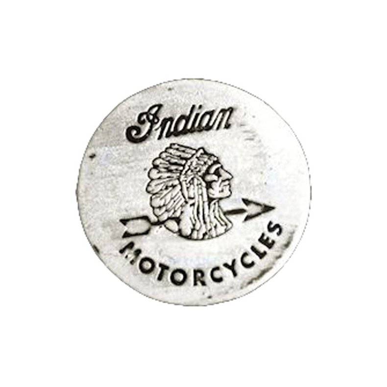 INDIAN MOTORCYCLE BIKER PIN 1-3/4 INCH