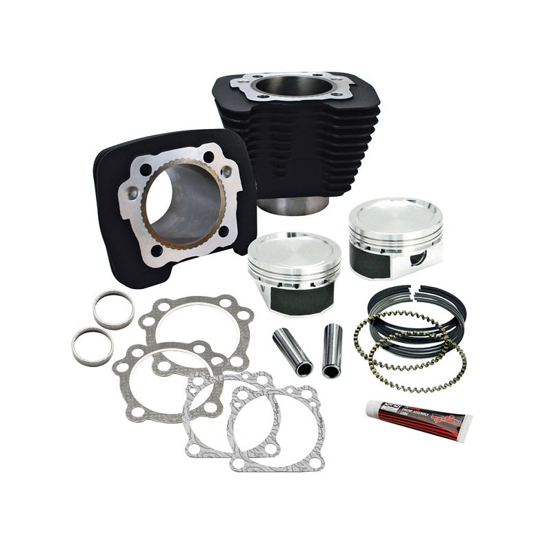 S&S, 883-1200 XL big bore conversion cyl. &amp; piston kit