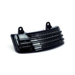 CUSTOM DYNAMICS TRI-BAR LED FENDER TIP RED LENS Plug &amp; Play LED 14-21 FLHX, FLHXS; 15-21 FLTRXS