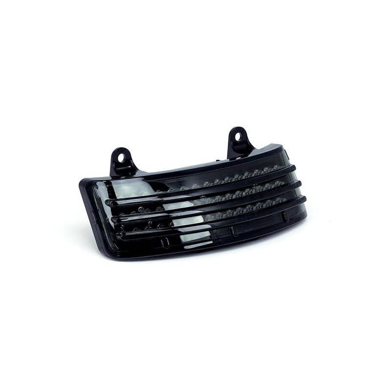 CUSTOM DYNAMICS TRI-BAR LED FENDER TIP RED LENS Plug &amp; Play LED 14-21 FLHX, FLHXS; 15-21 FLTRXS