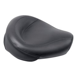 Mustang, Wide Touring solo seat Black. 15" wide.  Fits: > 82-03 XL Sportster with 3.3 gallon tank