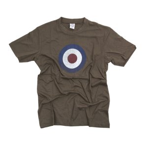 FOSTEX T-SHIRT RAF GREEN T-shirt from 100% cotton with The Royal Air Force (RAF) on the chest.