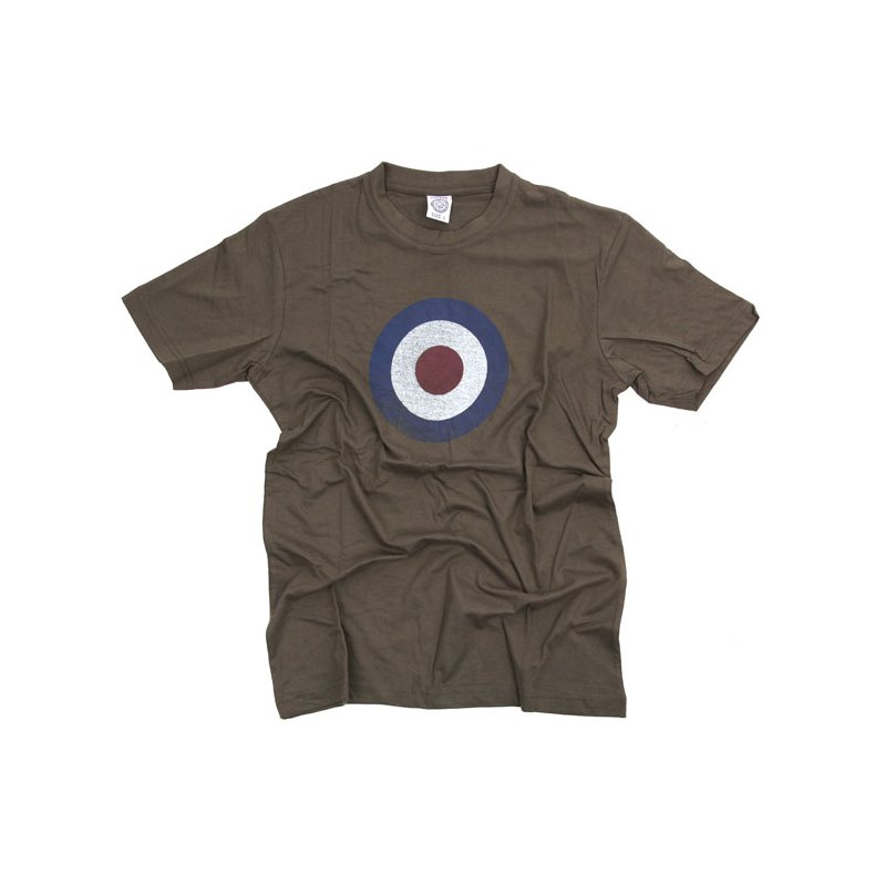 FOSTEX T-SHIRT RAF GREEN T-shirt from 100% cotton with The Royal Air Force (RAF) on the chest.