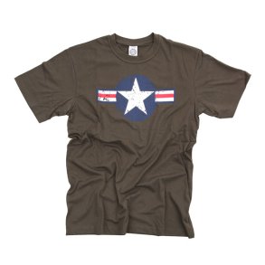 T-SHIRT AIR FORCE STAR & BARS