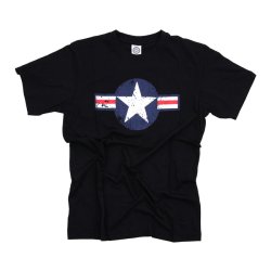 T-SHIRT AIR FORCE STAR &amp; BARS
