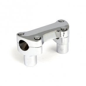 HANDLEBAR RISER SHORT + CLAMP WITH LIP 2