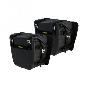 NELSON-RIGG, DELUXE ADVENTURE SADDLEBAGS. BLACK 
