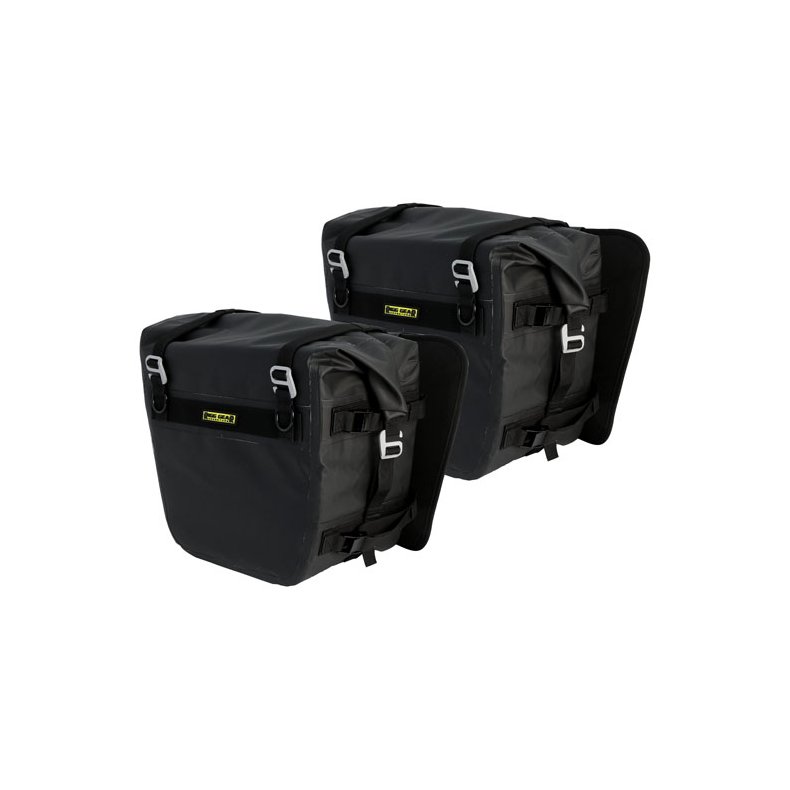 NELSON-RIGG, DELUXE ADVENTURE SADDLEBAGS. BLACK 