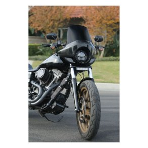 BURLY CLUB FAIRING TALL ABS Universal installation on most bikes with 35mm to 49mm forks. 