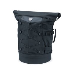 KURYAKYN MOMENTUM FREELOADER DUFFLE BAG Black; 12" wide/diameter x 18" tall (21" tall when expanded)