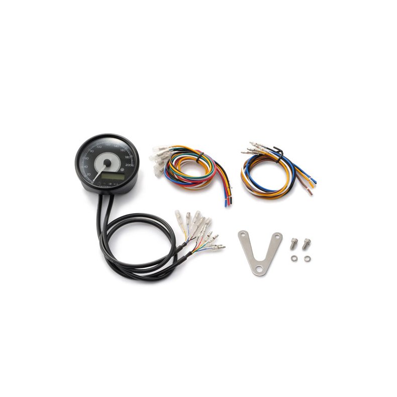 VELONA 80MM SPEEDOMETER 200 KMH/MPH