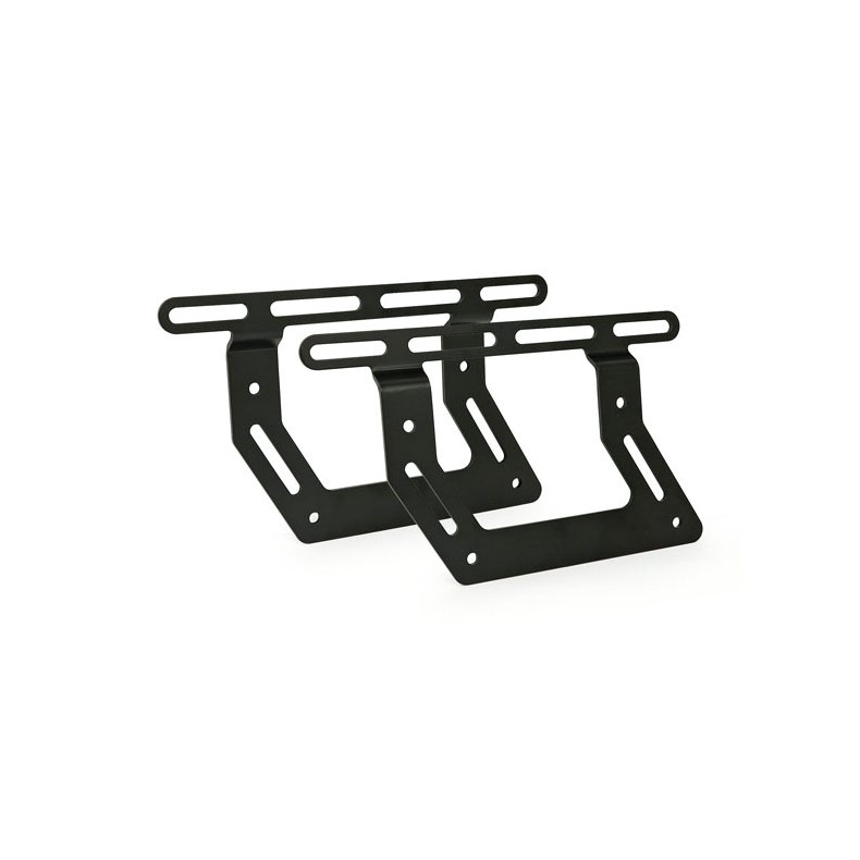 LEDRIE, SADDLEBAG SUPPORT SET. BLACK Bag is supported on the backside only. Black, flat strip steel.