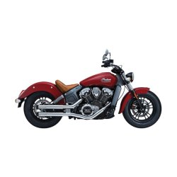 CRUSHER MAVERICK 2.5" (6.35CM) SLIP-ON MUFFLERS Chrome; 