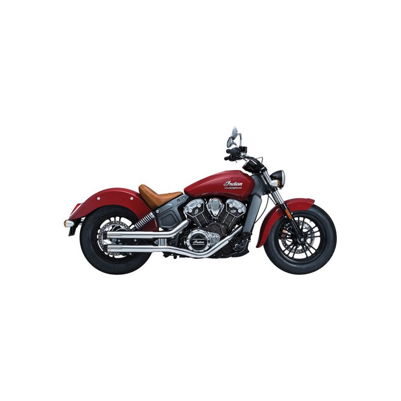 CRUSHER MAVERICK 2.5" (6.35CM) SLIP-ON MUFFLERS Chrome; 