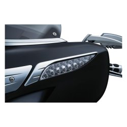 KURYAKYN FAIRING TURN SIGNAL TRIM Chrome;