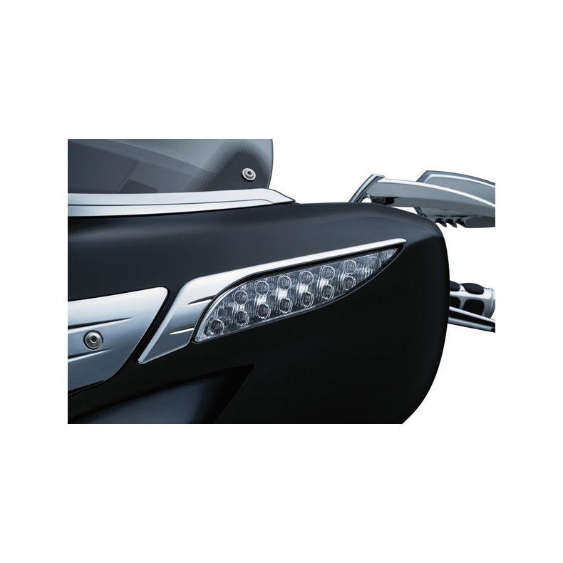 KURYAKYN FAIRING TURN SIGNAL TRIM Chrome;