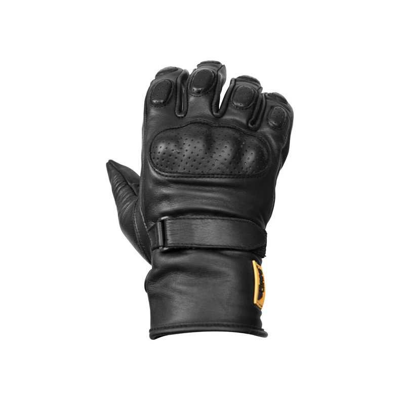 ROEG BAXTER LEATHER GLOVES BLACK