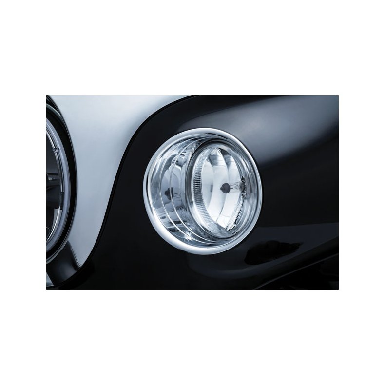 KURYAKYN DRIVING LIGHT BEZELS Chrome; 