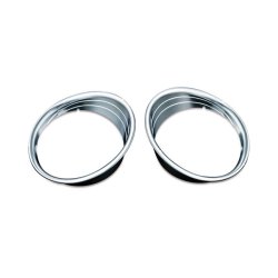 KURYAKYN DRIVING LIGHT BEZELS Chrome; 