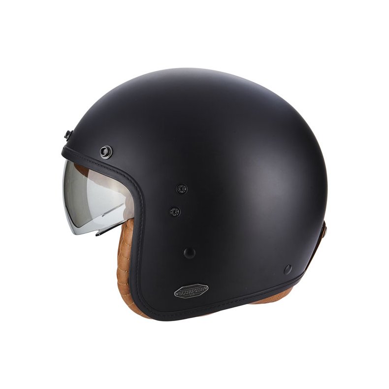 SCORPION BELFAST JET HELMET LUXE MATTE BLACK